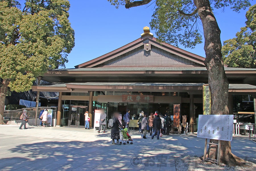 明治神宮 神楽殿のお社の様子