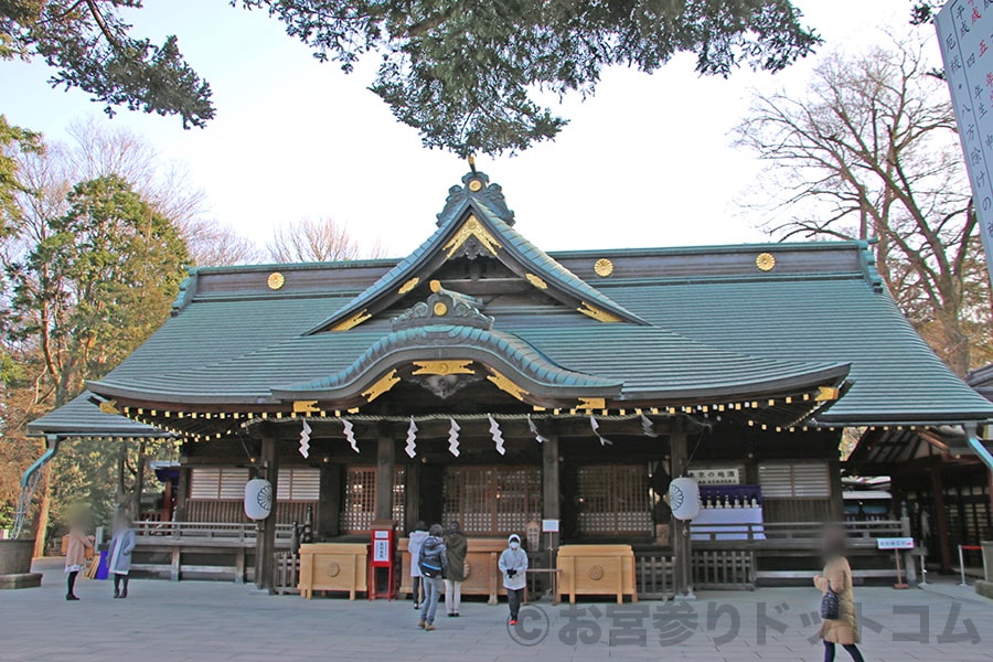 大國魂神社 拝殿の様子