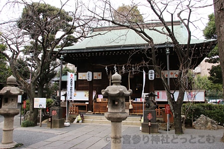 東京都北区西ケ原の氏神神社 七社神社